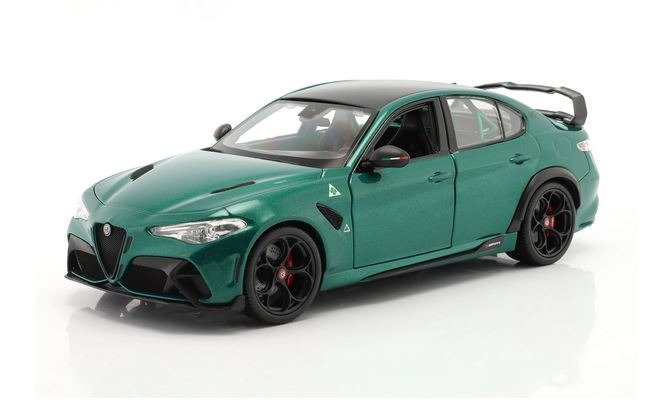 Bburago 1:18 - Σπορ αυτοκίνητο μοντελισμού - Alfa Romeo Giulia GTAm - Μοντέλο diecast με 4 ανοίγματα #3.2