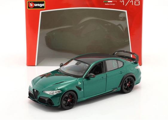 Bburago 1:18 - Σπορ αυτοκίνητο μοντελισμού - Alfa Romeo Giulia GTAm - Μοντέλο diecast με 4 ανοίγματα #4.3
