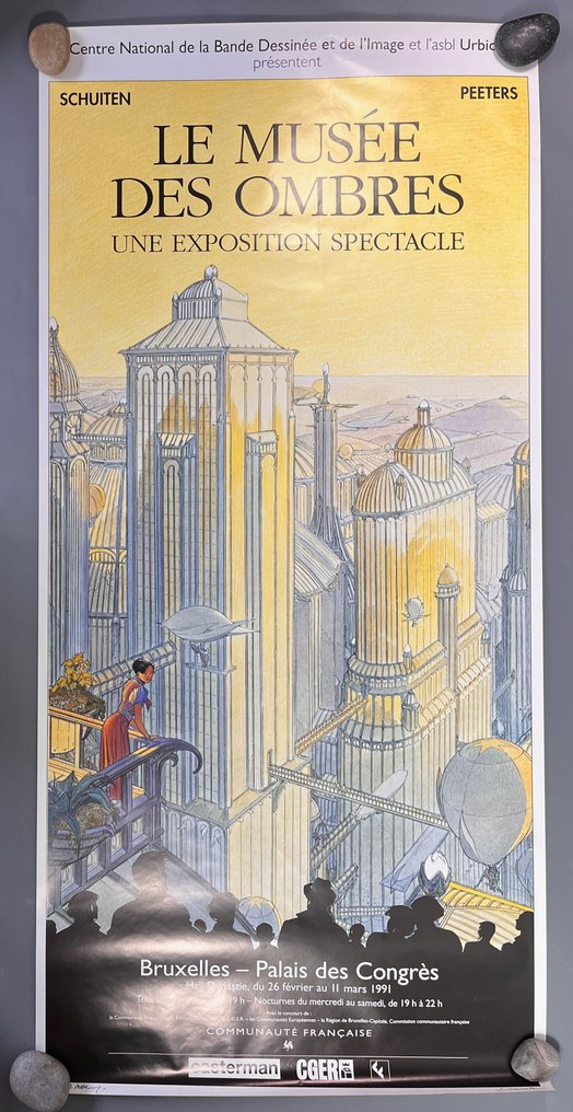 François Schuiten - 1 Offset Print - Le Musée des Ombres - 1991 #1.0