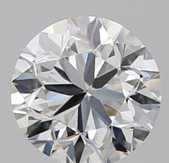 1 pcs Diamante  (Naturale)  - 0.80 ct - Rotondo - VS1 - HRD Antwerp #1.1