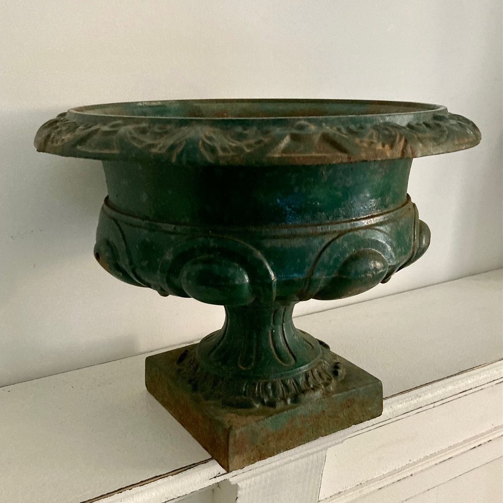 Antik støbejerns kop - Jern (støbt) - 1890-1919 #1.2