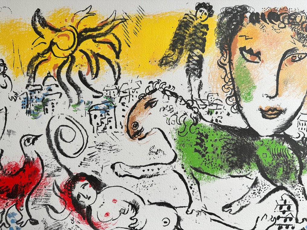Marc Chagall (1887-1985) - Le cheval vert #3.2
