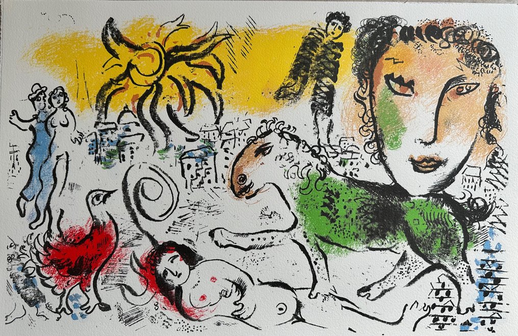 Marc Chagall (1887-1985) - Le cheval vert #1.1