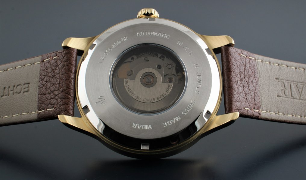 Vidar Since 1909 - 'Wall Street' - Swiss Automatic - Two Years Warranty - No Reserve Price - Ref. No: VR015-200-02-GL-BR - Men - 2025 #3.2
