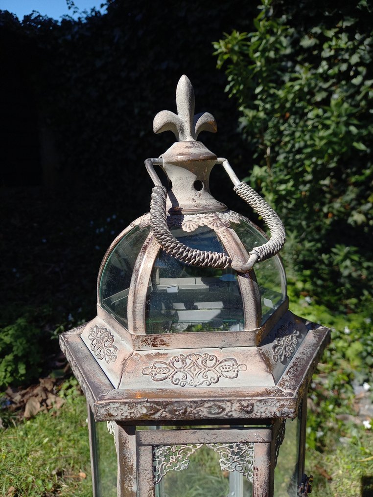 Lantaarn - "Large Candle Lantern" - 53 cm - Glas, Metaal #4.3