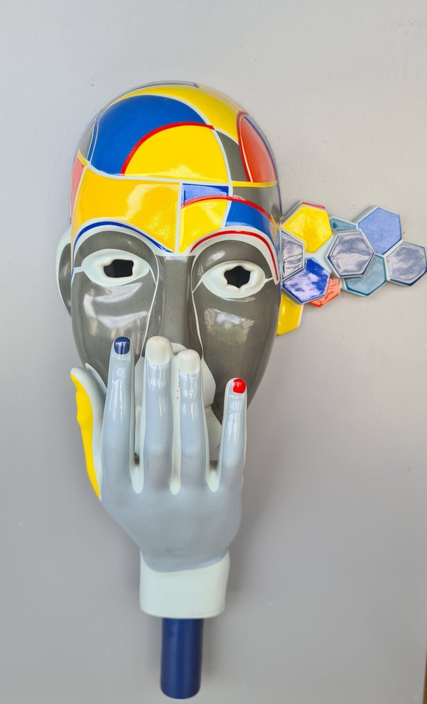 Andreas Von Weizsacker - Rosenthal Studio Line - Masque n° 6Gedankenganger - Porcelaine #1.1