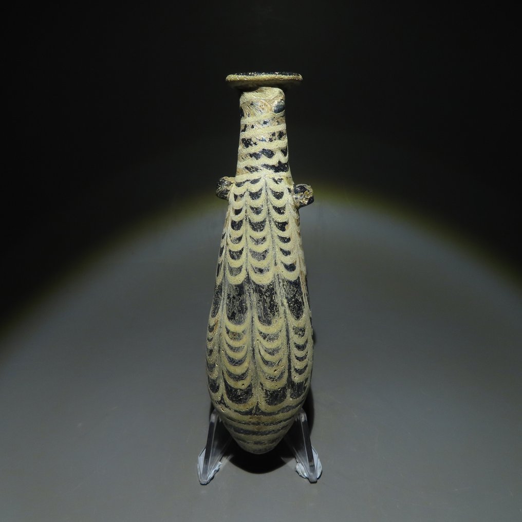 Ógörög Üveg Alabastron. Kr.e. 4-3. 12 cm H. #1.2