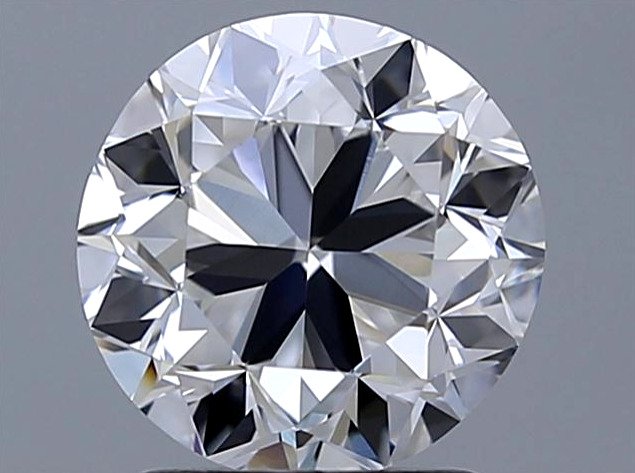 1 pcs Diamant  (Natürlich)  - 2.00 ct - Rund - D (farblos) - IF - Gemological Institute of America (GIA) #1.1