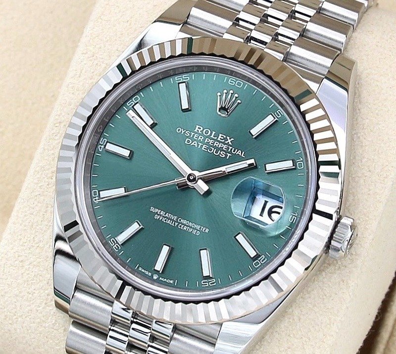 Rolex - Oyster Perpetual Datejust 41 'Green Mint Dial' - Ref. 126334 - 男士 - 2011至今 #1.1