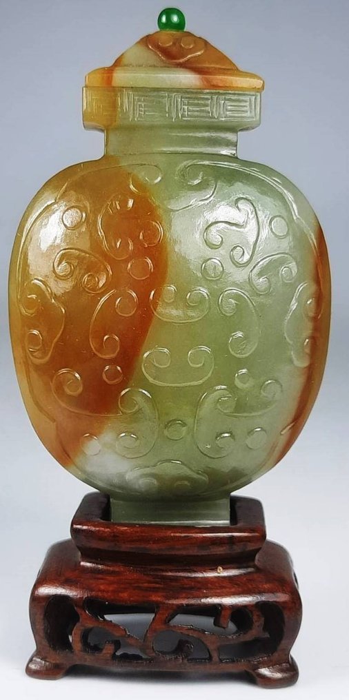 Vaso - pietra dura presumibilmente giada - Cina - Dinastia Qing (1644-1911) #1.1