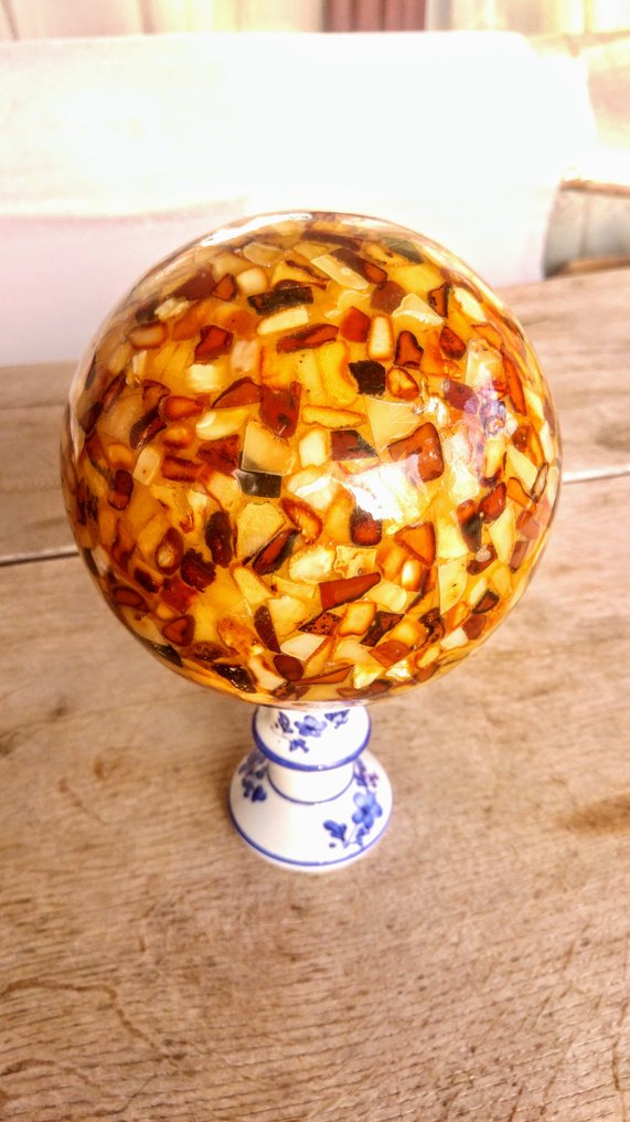 波罗的海琥珀 - 琥珀 - Sphere - 15.5 cm - 15.5 cm (没有保留价) #2.1