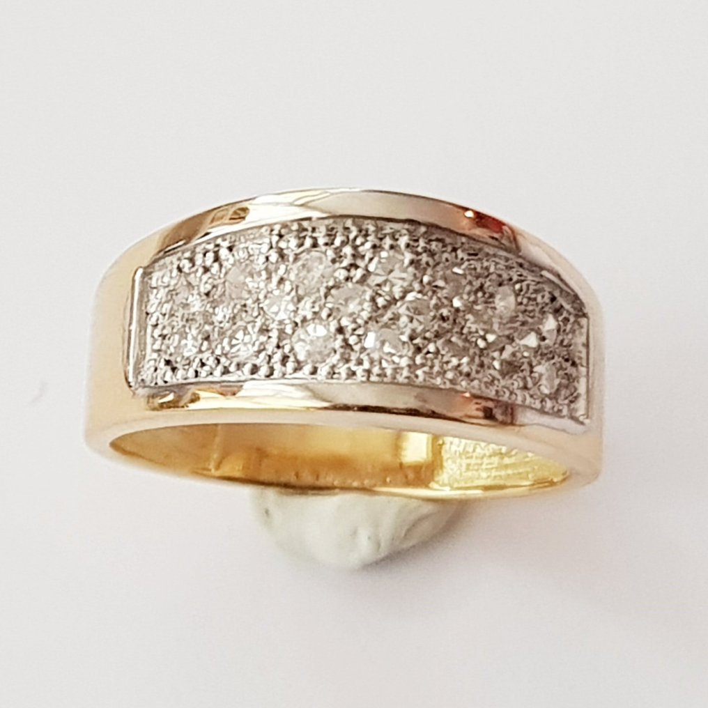Bague - 18 carats Or jaune #2.1