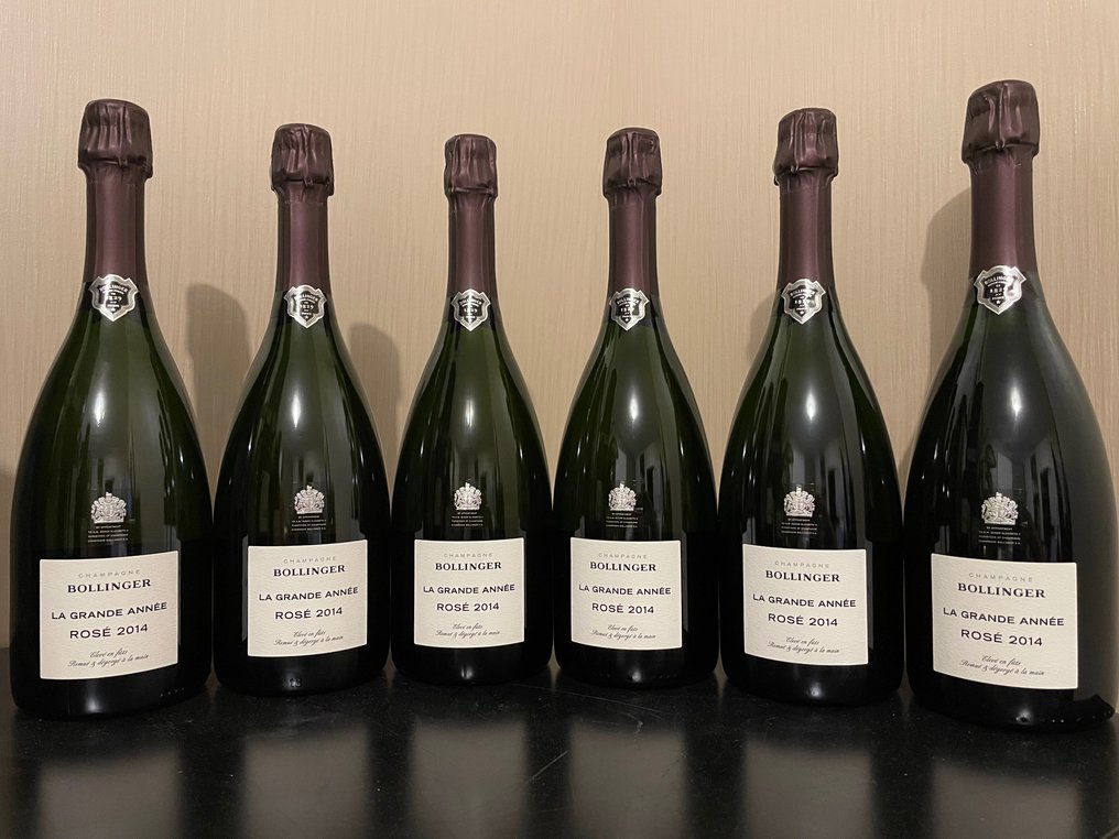 2014 Bollinger, La Grande Année - 香檳 Rosé - 6 瓶 (0.75L) #1.1