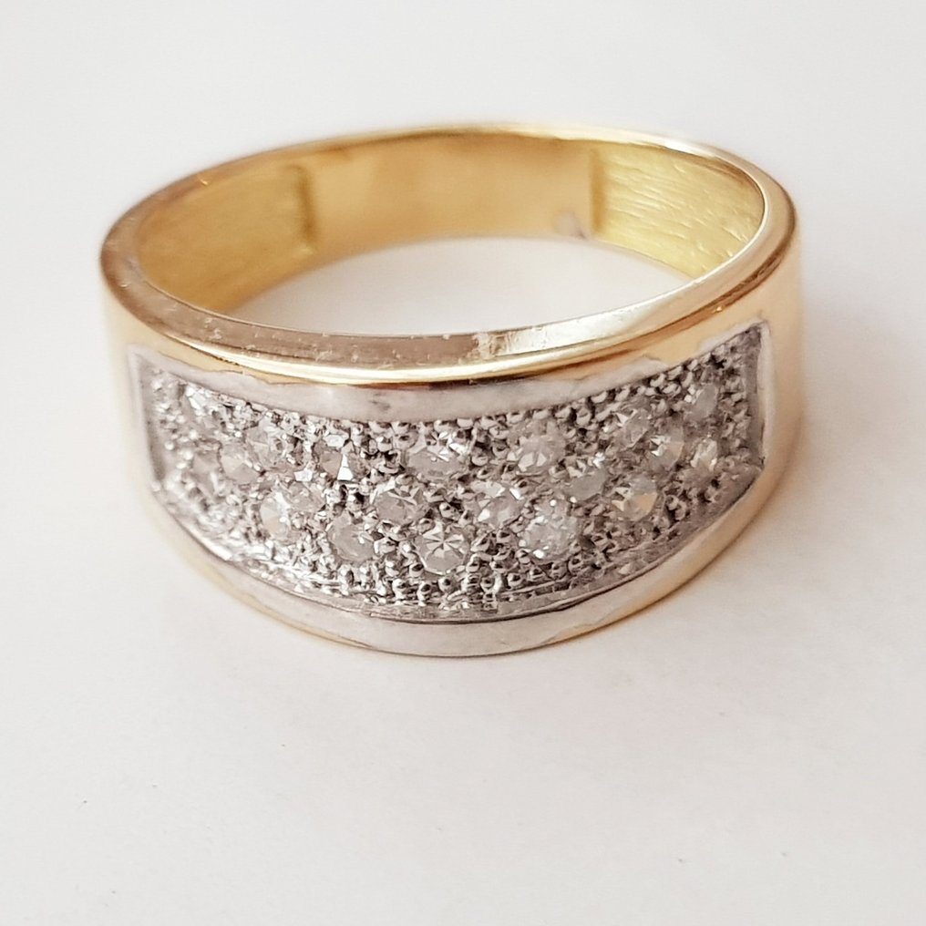 Bague - 18 carats Or jaune #1.0