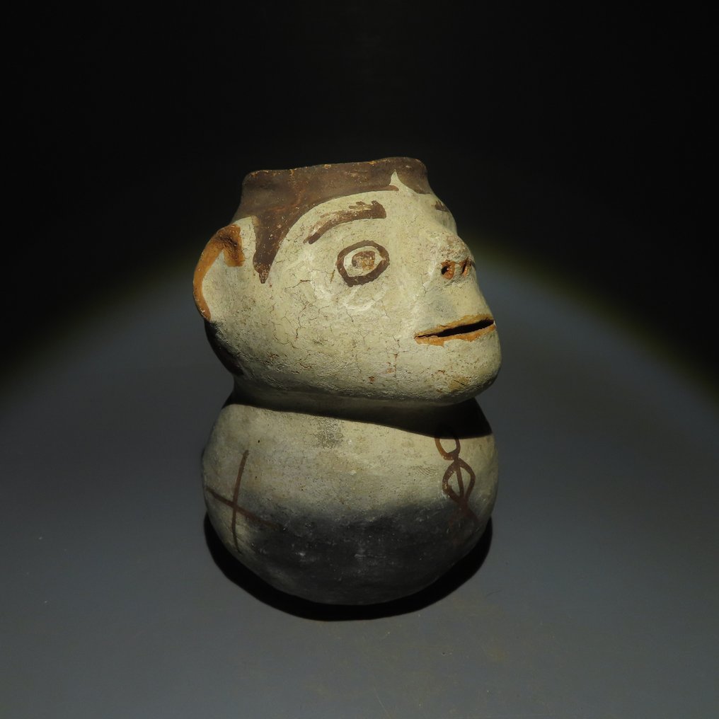 Ανασάζι Terracotta Γαβάθα. 1200-1600 μ.Χ. 11 εκ. Υ. Σπάνιο. Ισπανική άδεια εισαγωγής. #2.1