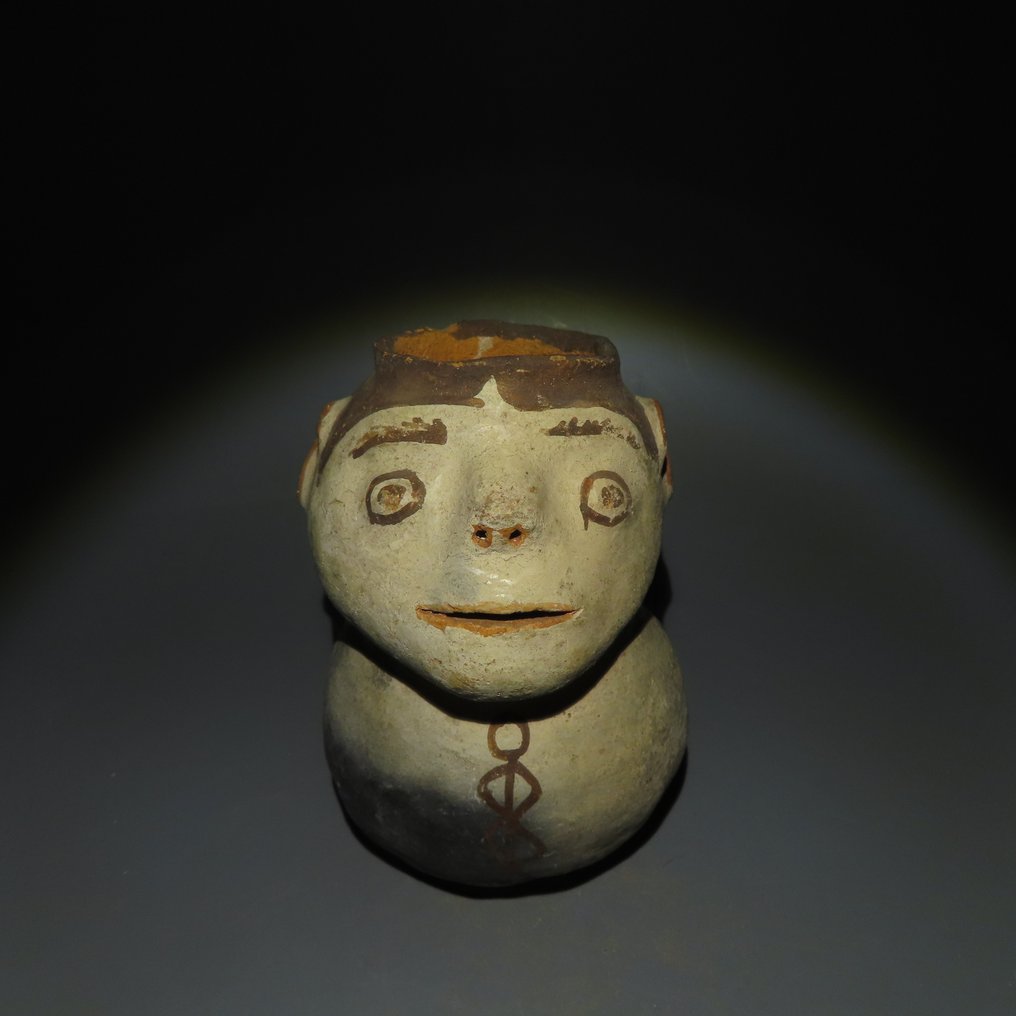 Ανασάζι Terracotta Γαβάθα. 1200-1600 μ.Χ. 11 εκ. Υ. Σπάνιο. Ισπανική άδεια εισαγωγής. #1.2