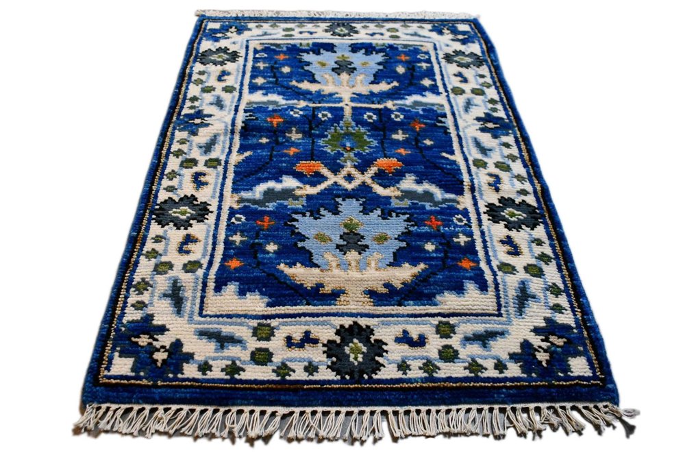 藍色阿塞拜疆語 - 未使用 - 小地毯 - 93 cm - 64 cm #1.1