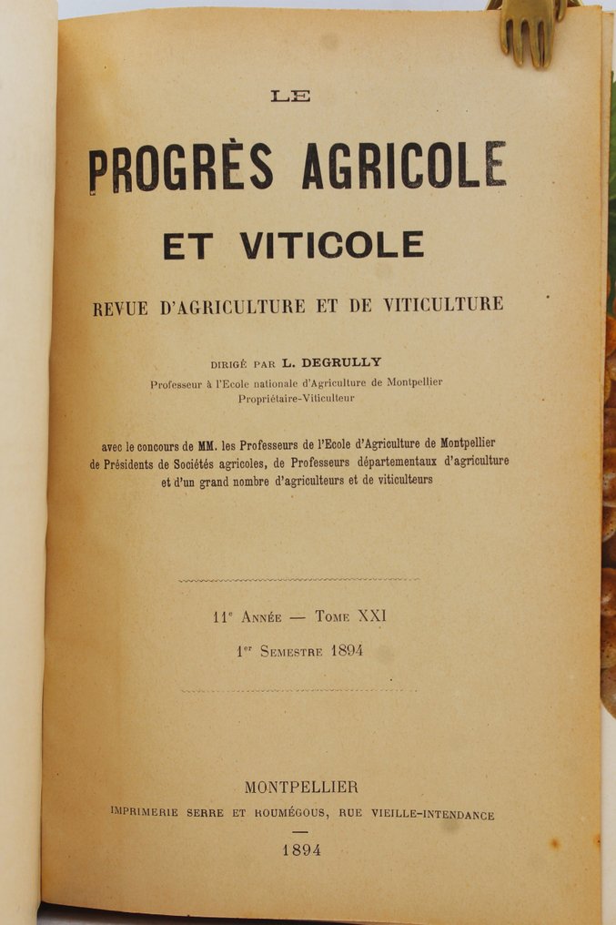 L. Degrully - Le Progrès Agricole et Viticole - 1894 #3.2