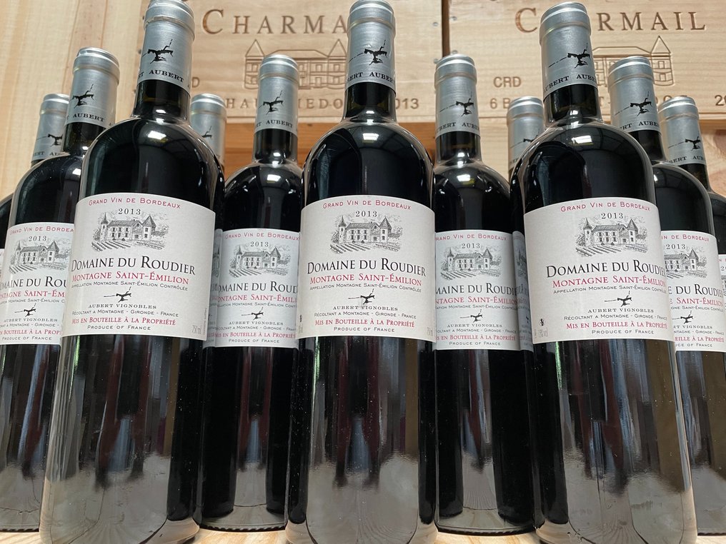 2013 Domaine du Roudier Vignoble Aubert - Montagne St Emilion - 12 Bottles (0.75L) #2.1