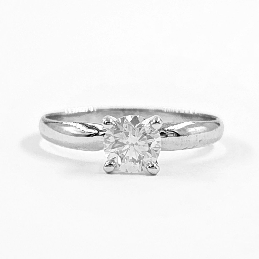 14 kt Weißgold - Ring - 0.60 ct Diamant #1.1