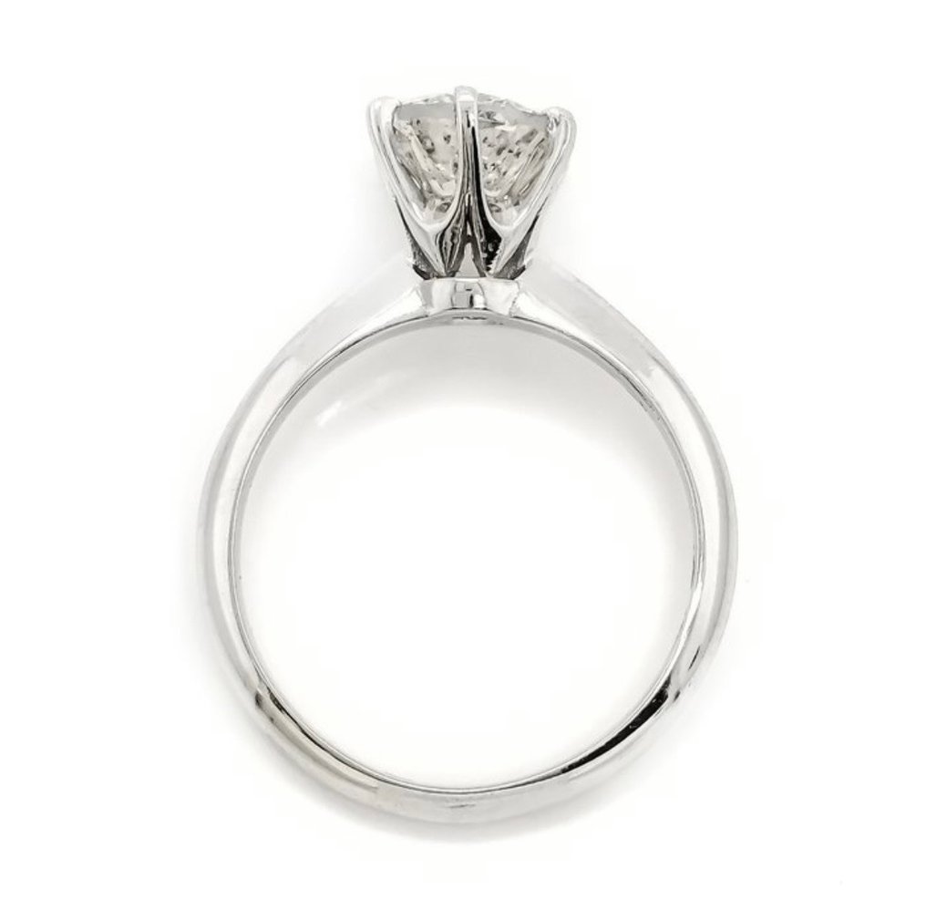 Ring - 14 karat Hvidguld Diamant  (Natur) #2.1
