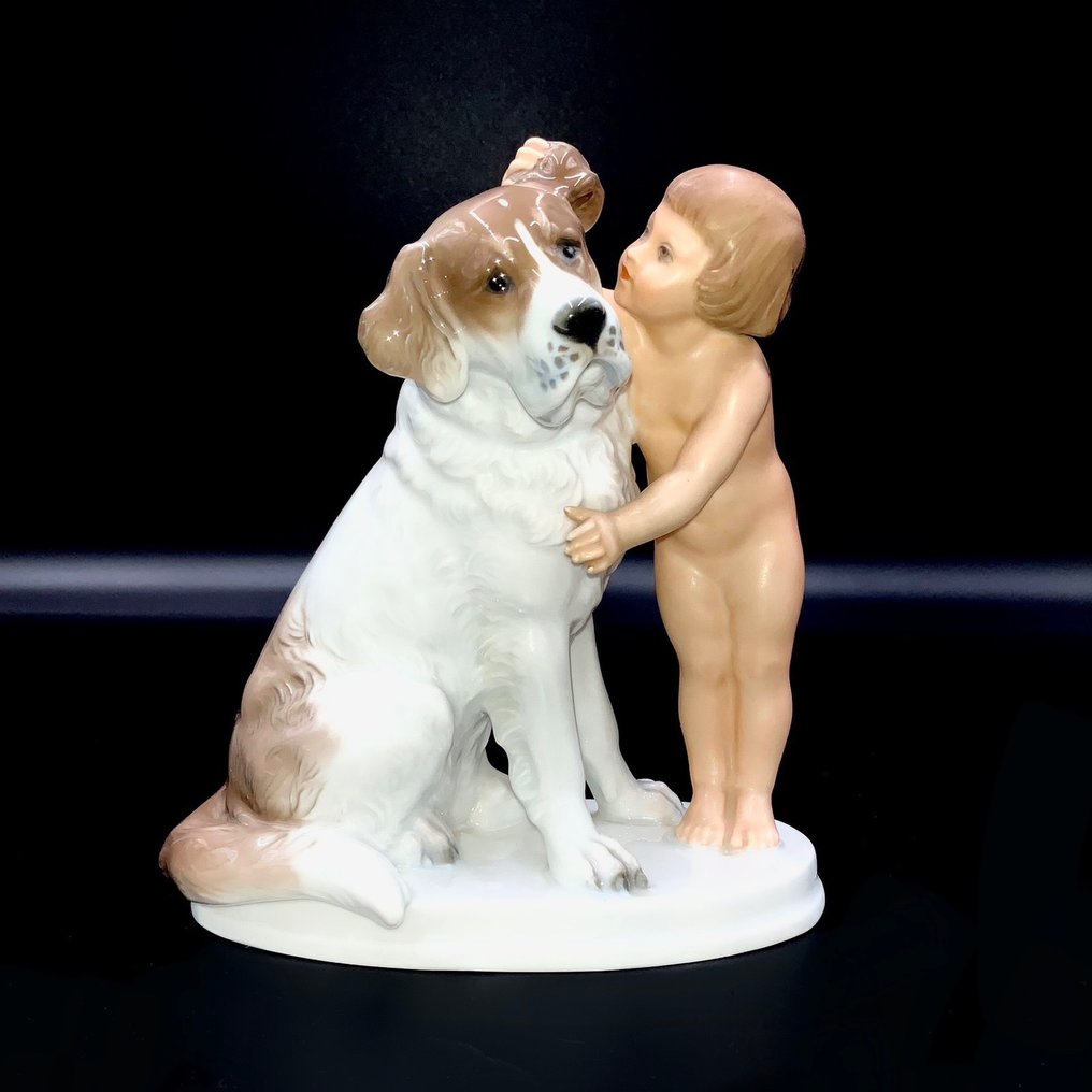 Max Hermann Fritz - Rosenthal - « Le secret » (16,5 cm) - 1935 - Porcelaine #1.1