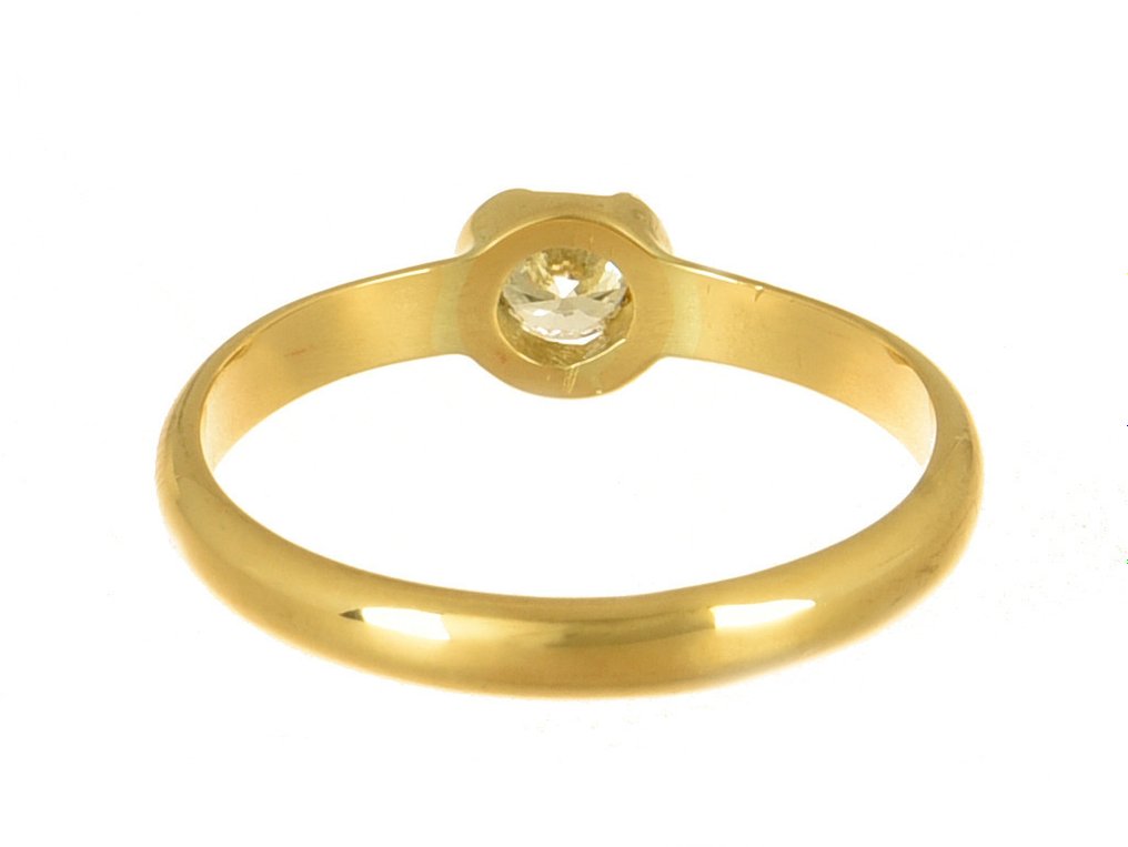 Ring - 18 kt. Yellow gold Diamond #3.2