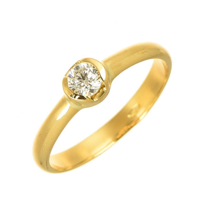 Anel - 18 K Ouro amarelo Diamante #1.1
