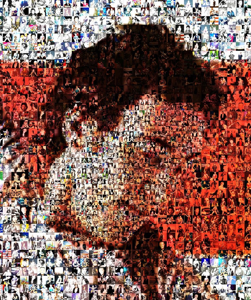 David Law - Crypto Bruce Springsteen - Born in the USA - Format XL 50x76 #3.2