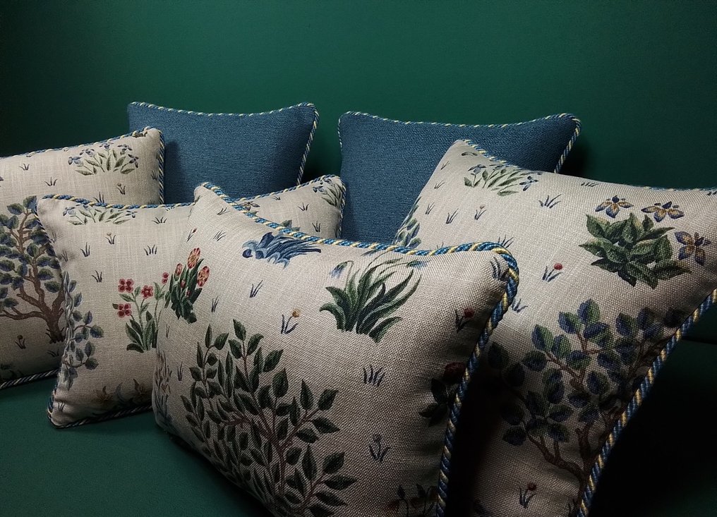 Ensemble de coussins avec Morris & Co, rembourrage inclus. - Coussin (6) #1.0