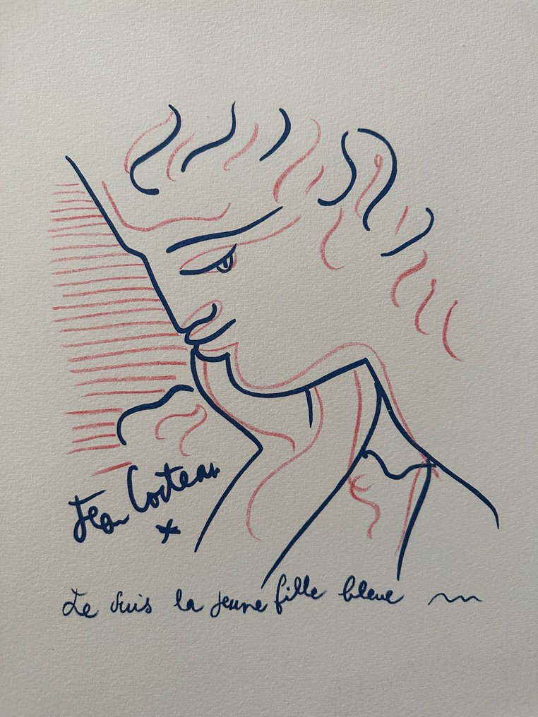 Jean Cocteau (1889-1963) - Je suis la jeune fille bleue #1.1