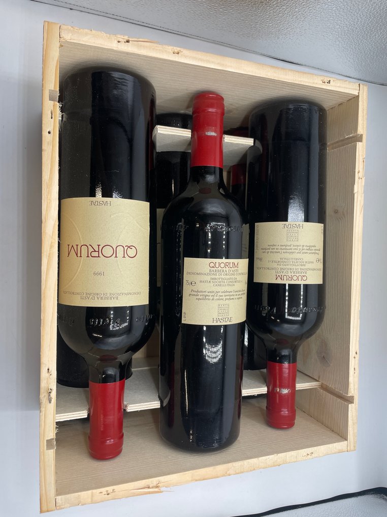 1999 Hastae, Quorum Barbera d’Asti - Piemonte DOC - 6 Garrafa (0,75 L) #1.0