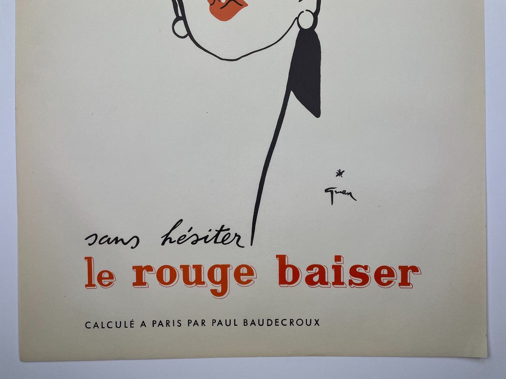 René Gruau - Le Rouge Baiser (1949) - 1940-tallet #1.3