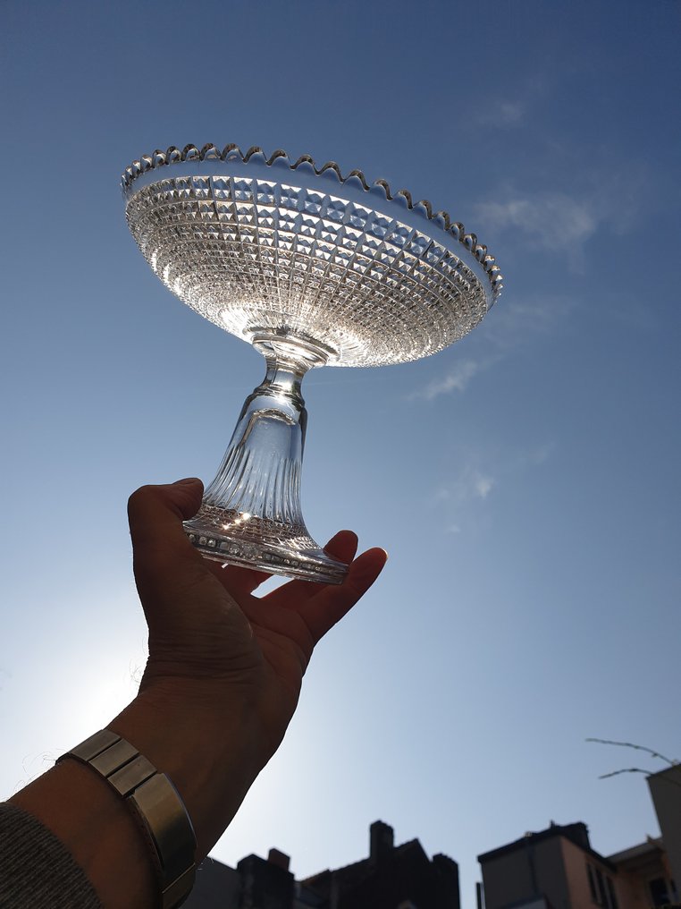 Val Saint Lambert - Charles Graffart - Centrepiece - Hamburg - Pressed crystal #1.0