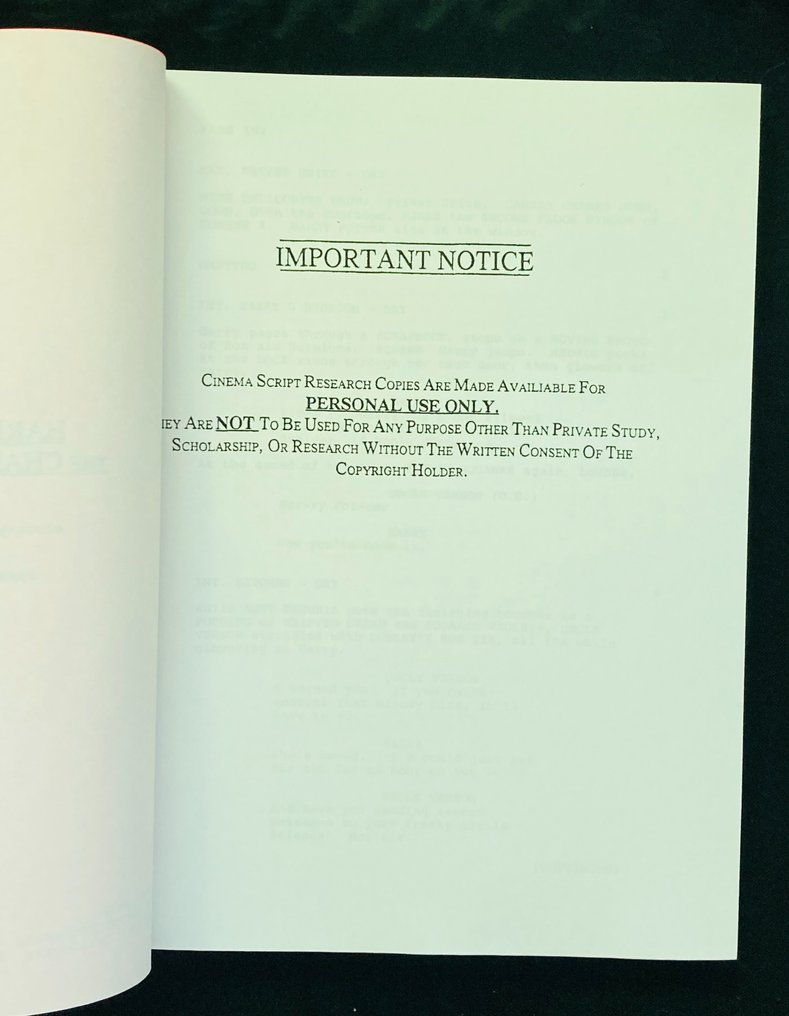 Harry Potter and the Chamber of Secrets - Original Script from the Production Company - Final Revision - May 14th, 2022 #4.3