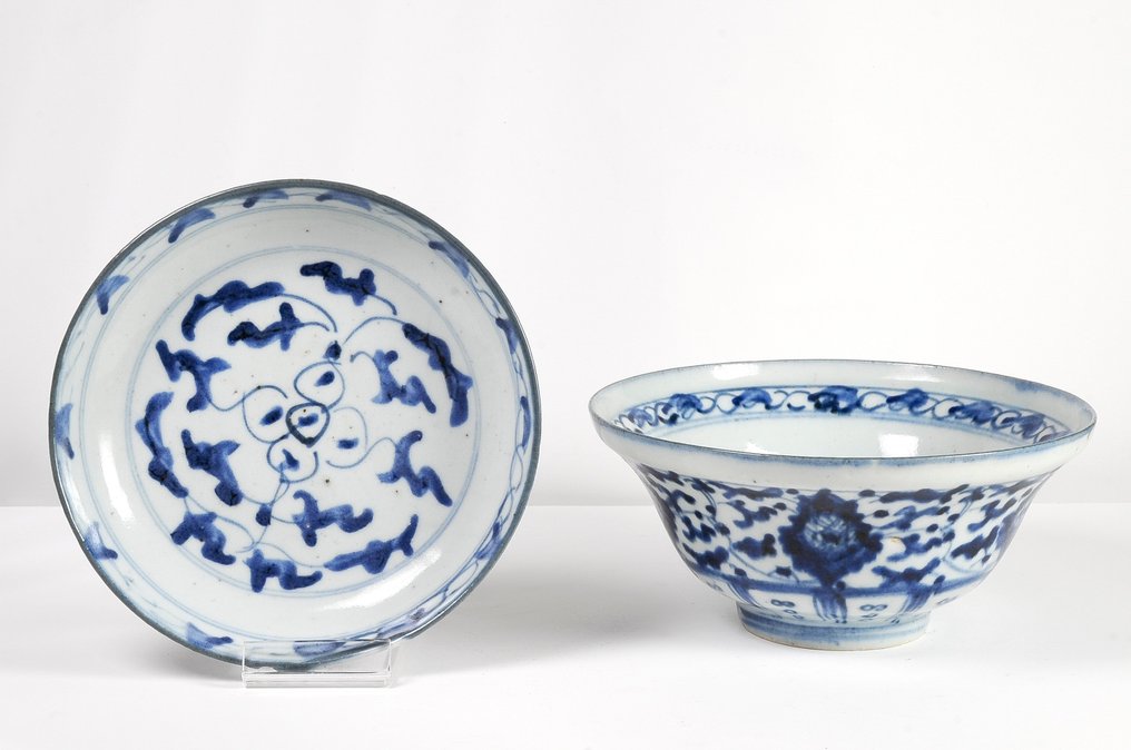 Bol cu picior - porţelan - Vas mare #3.2