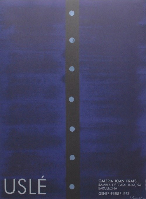 Juan Uslé - Juan Uslé - Galeria Joan Prats - Lithographie Ausstellungsplakat - 1992 - 1990s #1.0