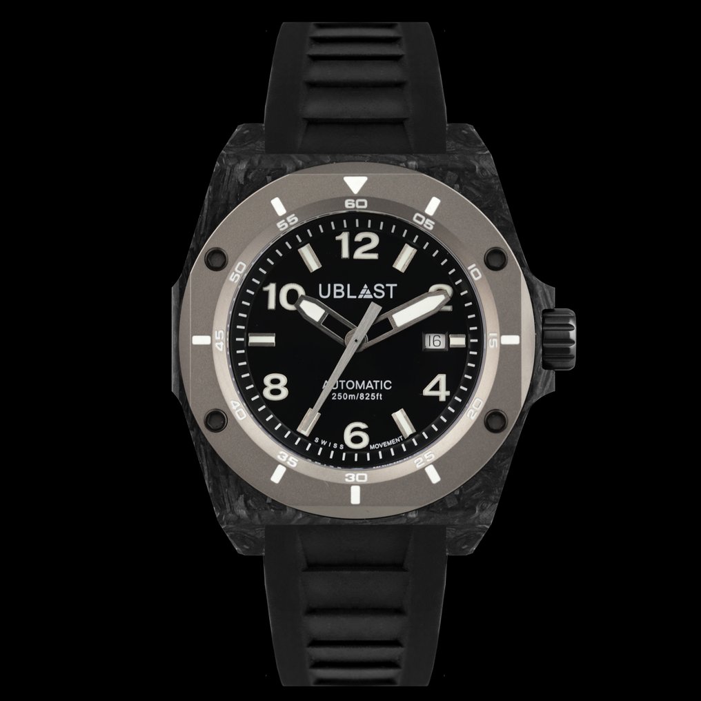 Ublast - Fusion - Forget Carbon & Titanium - UBFSNLE47BW - Automatic Swiss - Ltd Edition - Hombre - 2025 #1.0