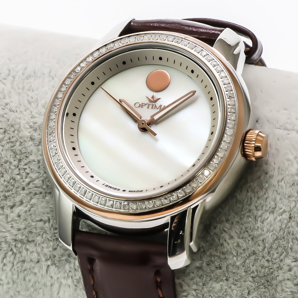 Optima - Swiss diamond watch - OSL348-SRL-D-7 - Nincs minimálár - Női - 2010-2020 #1.0