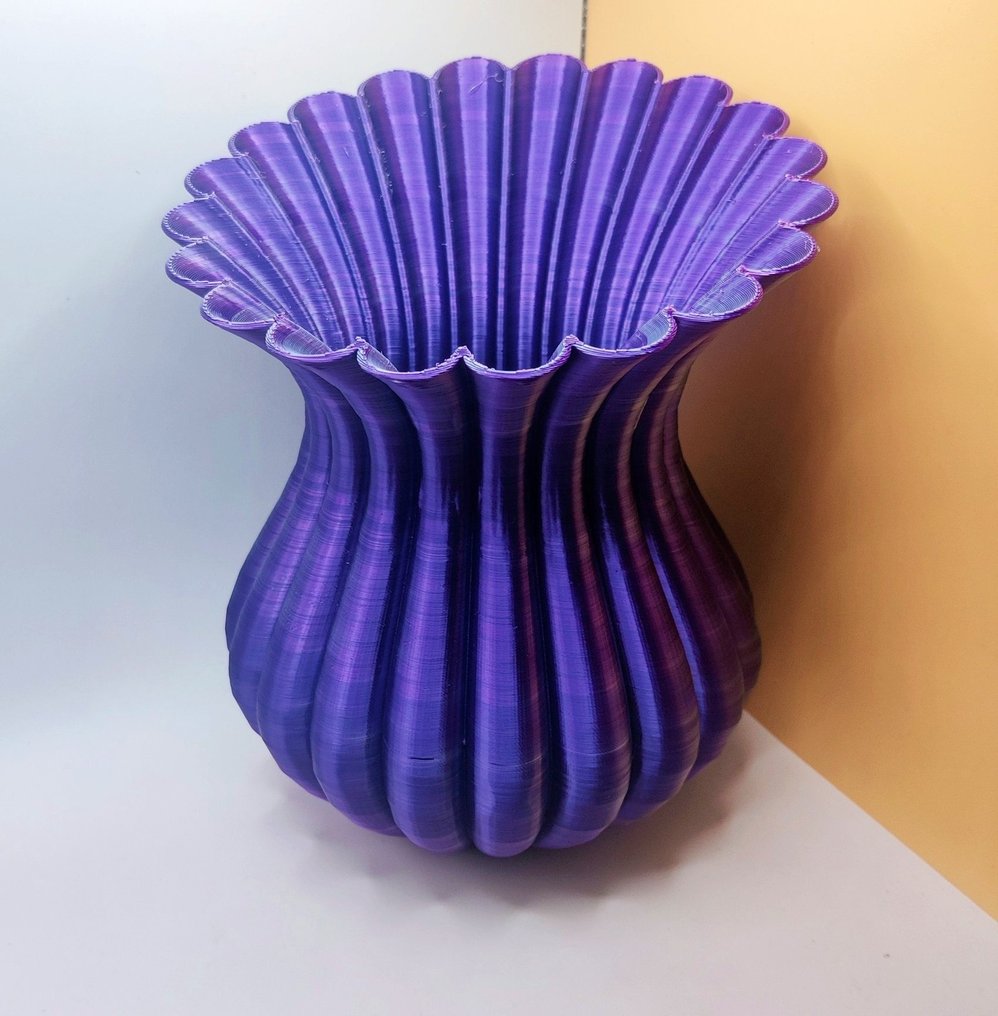 SSP Design - Stjepan Sasa P. - Vase -  Trinity Vase - No. 60  - Silk Biodegradable Polylactide #1.1