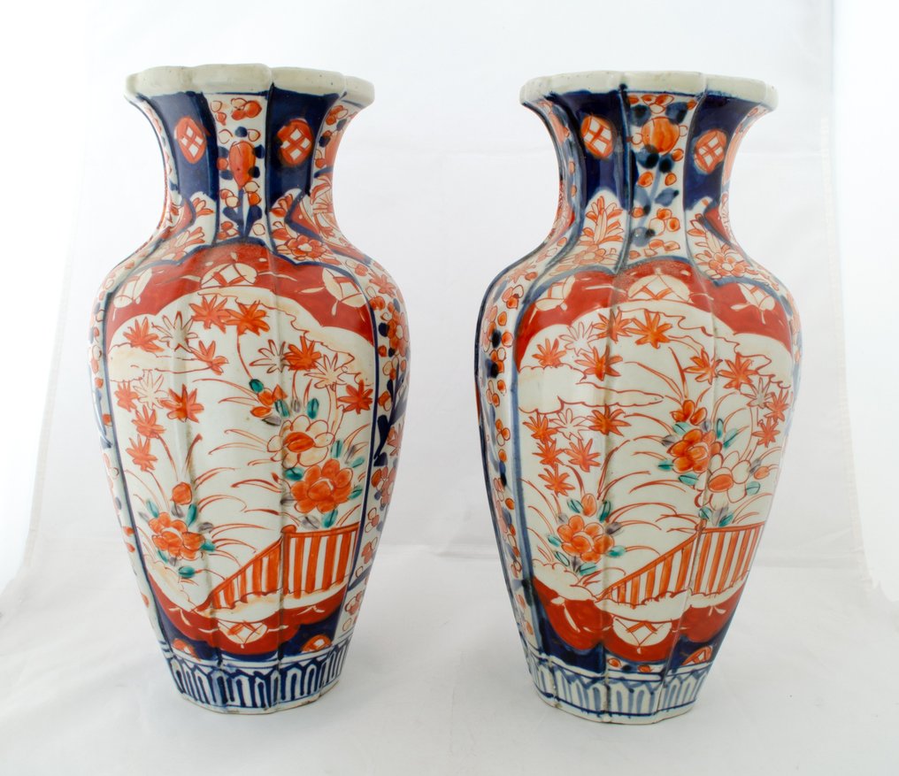 Vase (2) - Porzellan - Japan - 19. Jahrhundert #2.1