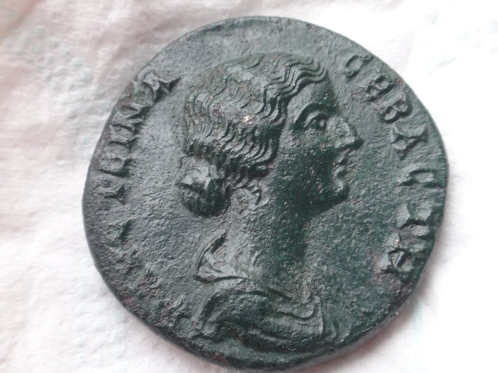 Imperiul Roman (Provincial). Faustina II (Augusta, AD 147-175). Æ Apollonia Pontica (Thrace) #2.1