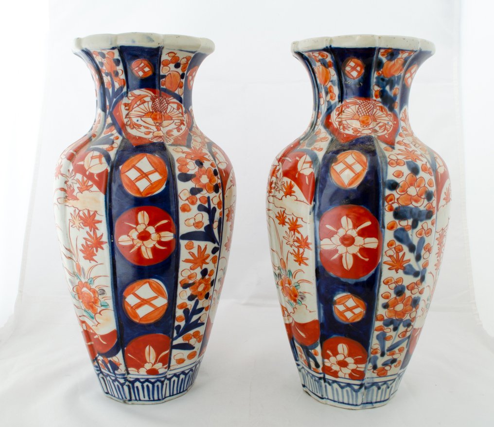 花瓶 (2) - 瓷 - 日本 - 19世纪 #1.2