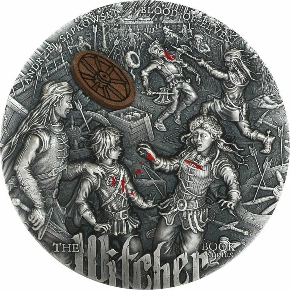 Νιούε. 5 Dollars 2022 The Witcher - Time of Contempt - 2 oz with CoA und BOX #1.0