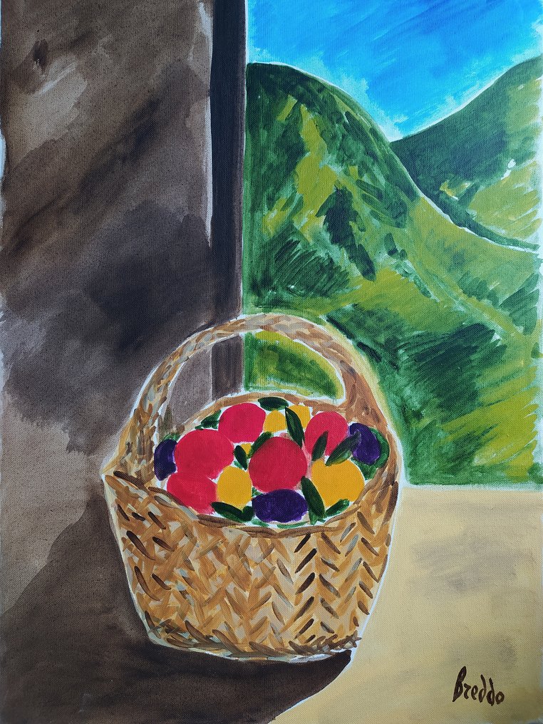 Gastone Breddo (1915-1992) - Natura morta con frutta #1.0