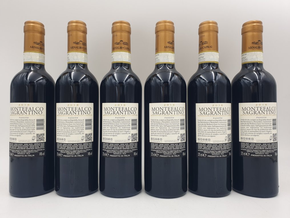 2018 Arnaldo Caprai, Sagrantino Passito - Ombrie - 6 Demi bouteilles (0,375 l) #2.1