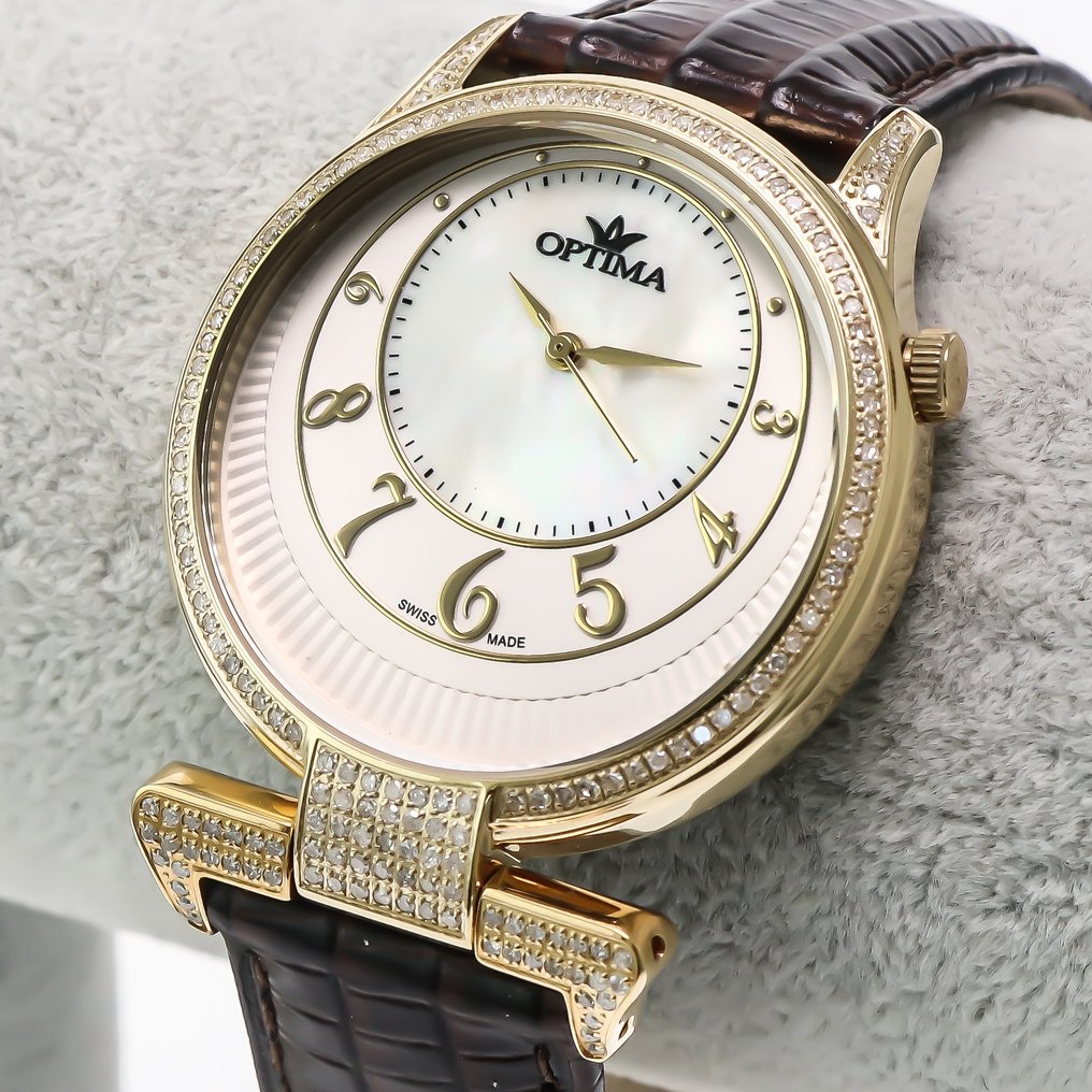 Optima - Swiss Diamond Watch - OSL330-GL-D-7 - Ingen mindstepris - Kvinder - 2010-2020 #1.0