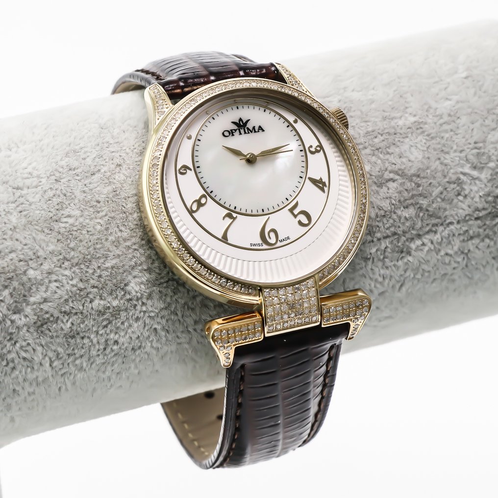 Optima - Swiss Diamond Watch - OSL330-GL-D-7 - Ingen mindstepris - Kvinder - 2010-2020 #2.1