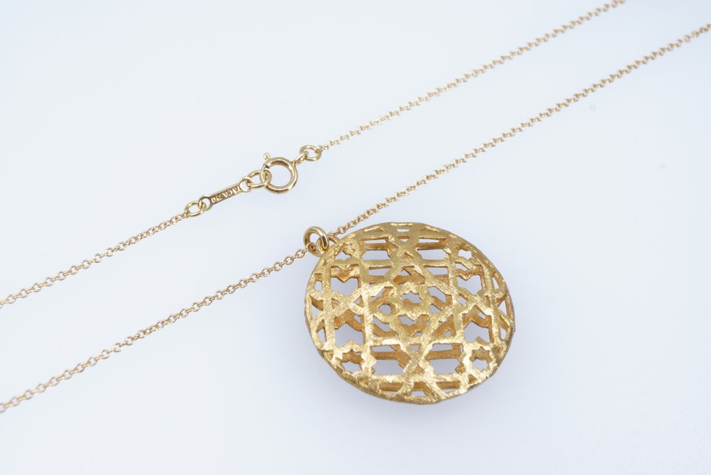 Tiffany & Co. - Halskæde - Marrakesh Pendant Necklace - Full Set - 18 kraat Gulguld  #2.1