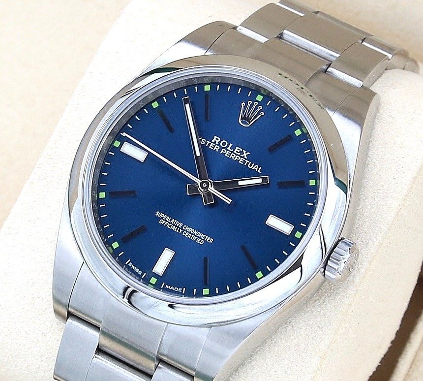 Rolex - Oyster Perpetual 39 'Blue Dial' - 114300 - 男士 - 2011至今 #1.1